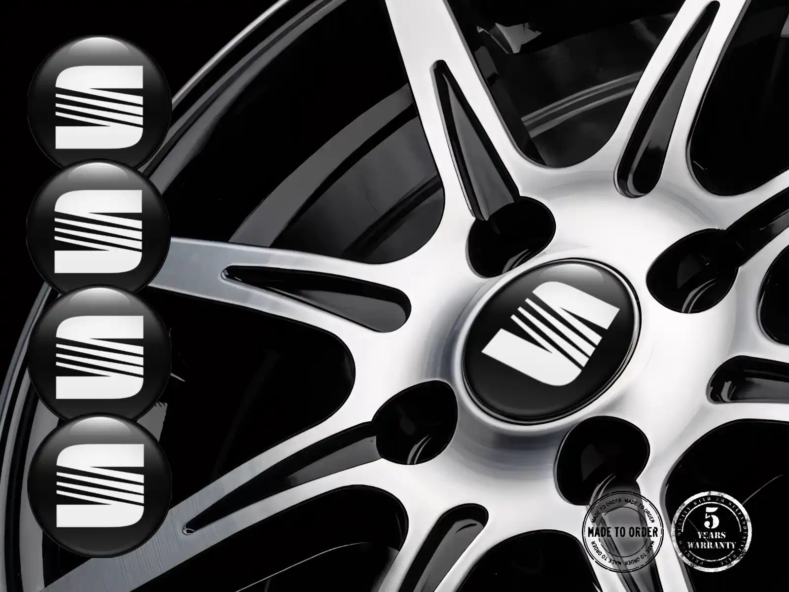 Seat Silikonsticker Ausgabe Premium Felgendekoration